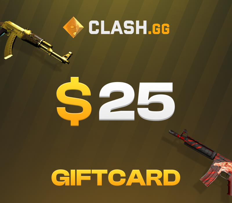 Clash.gg 25 USD Подарочная карта