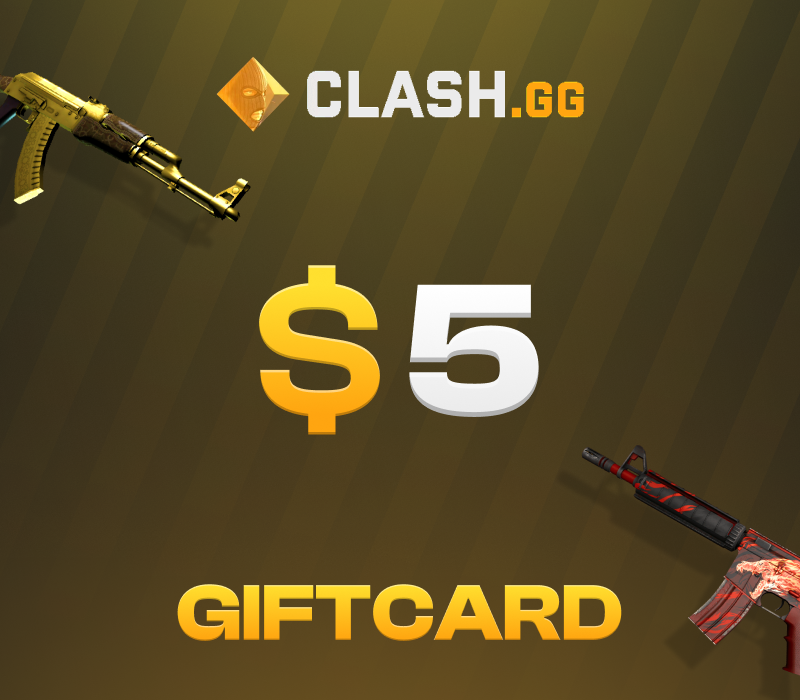 Clash.gg 5 USD Подарочная карта
