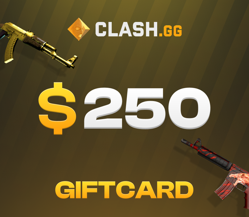 Clash.gg 250 USD Подарочная карта