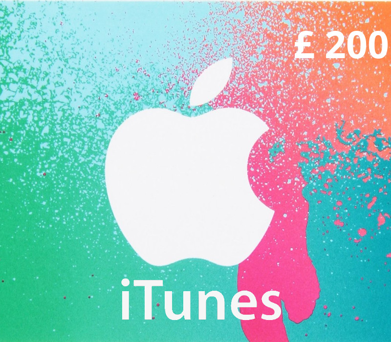iTunes £200 UK Карта