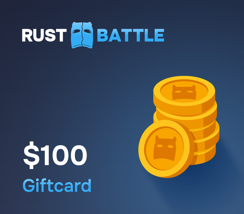 RustBattle $100 Подарочная карта