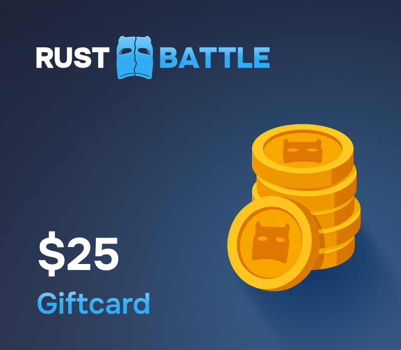 RustBattle $25 Подарочная карта
