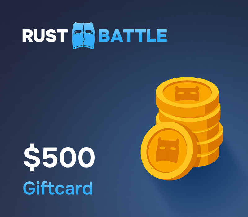RustBattle $500 Подарочная карта