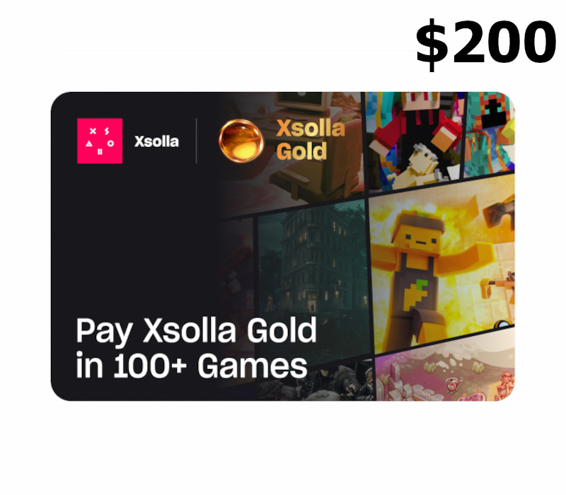 XSOLLA GOLD USD 200 Подарочная карта US