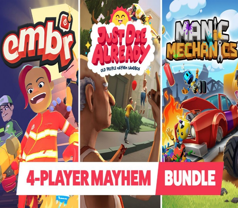 4-Player Mayhem Набор PC Steam Ключ
