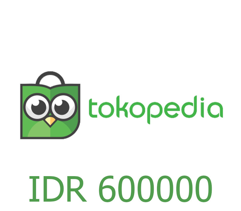 Tokopedia 600000 IDR Подарочная карта ID