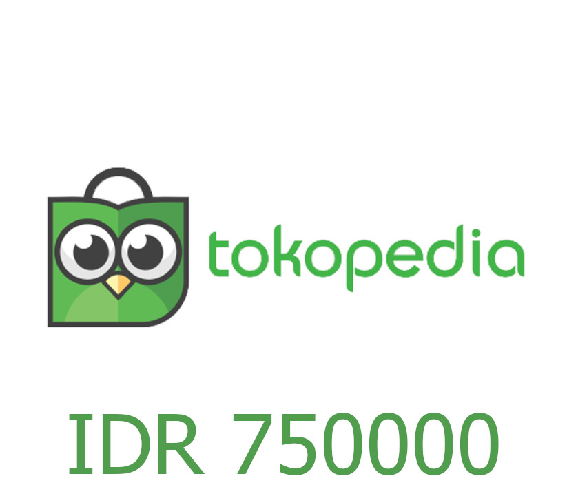 Tokopedia 750000 IDR Подарочная карта ID