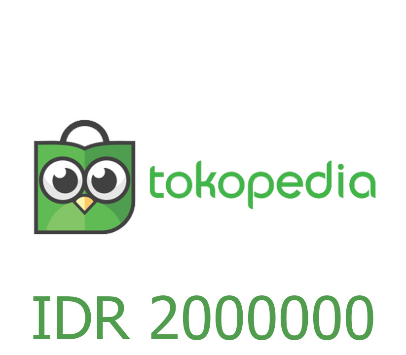 Tokopedia 2000000 IDR Подарочная карта ID