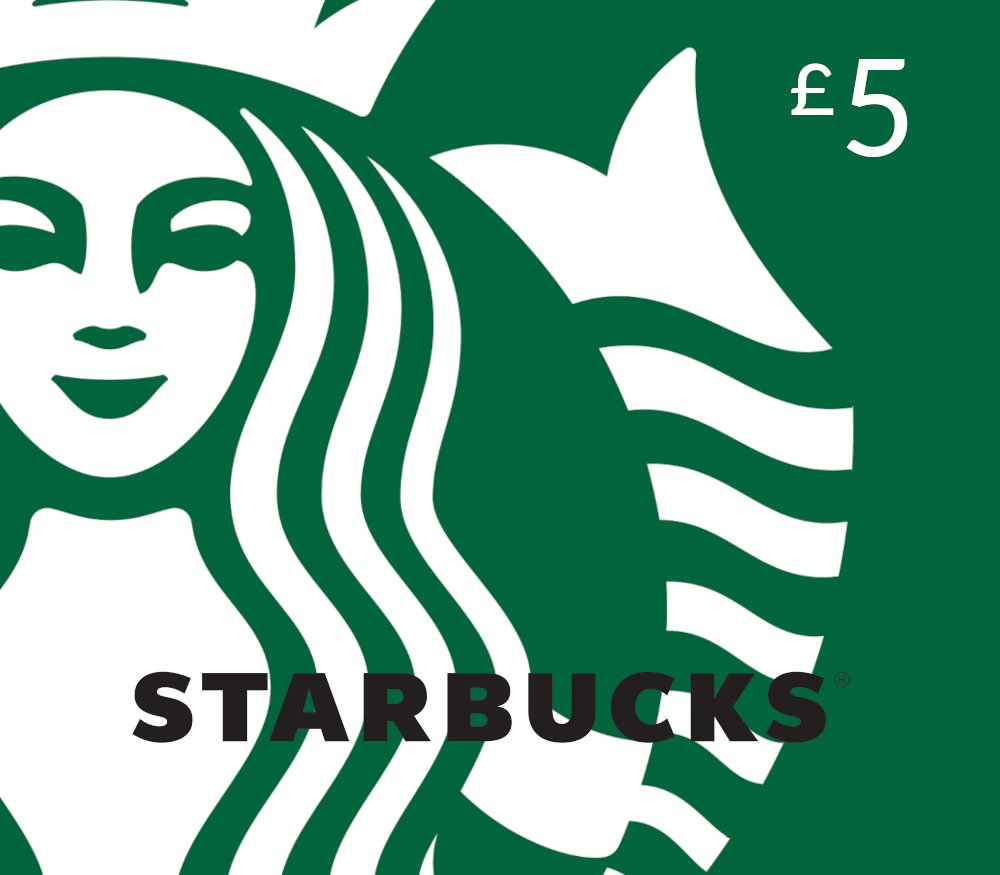 Starbucks GBP 5 Подарочная карта UK