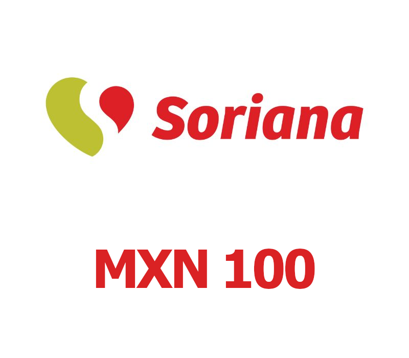 Soriana MXN 100 Подарочная карта MX