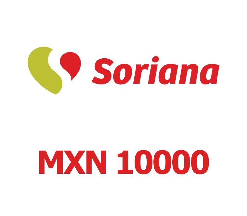 Soriana MXN 10000 Подарочная карта MX