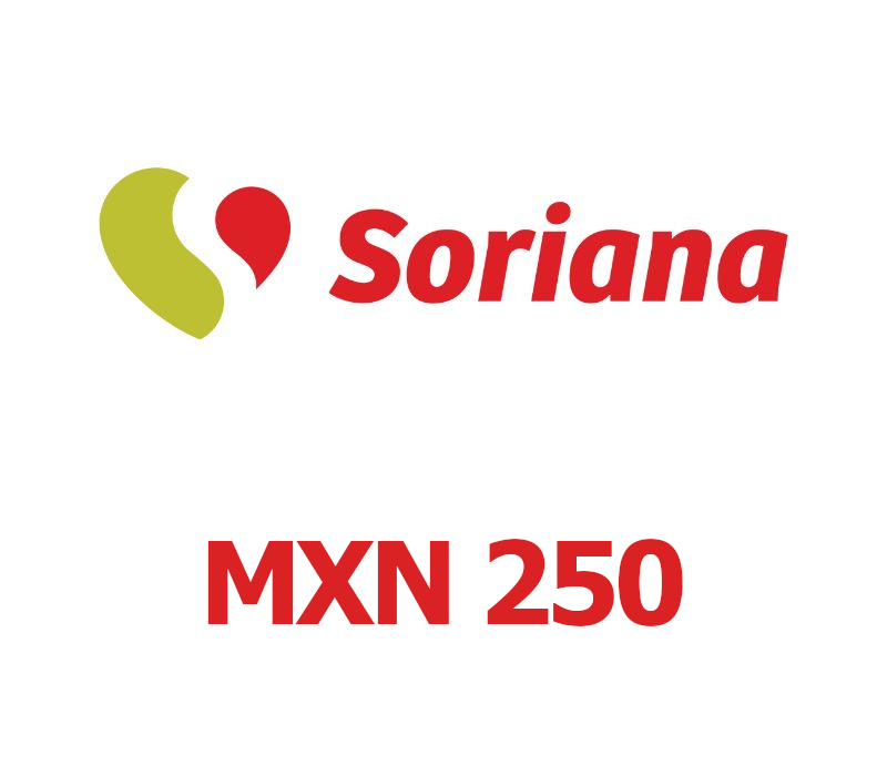Soriana MXN 250 Подарочная карта MX
