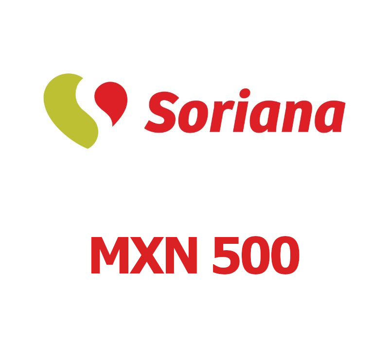 Soriana MXN 500 Подарочная карта MX