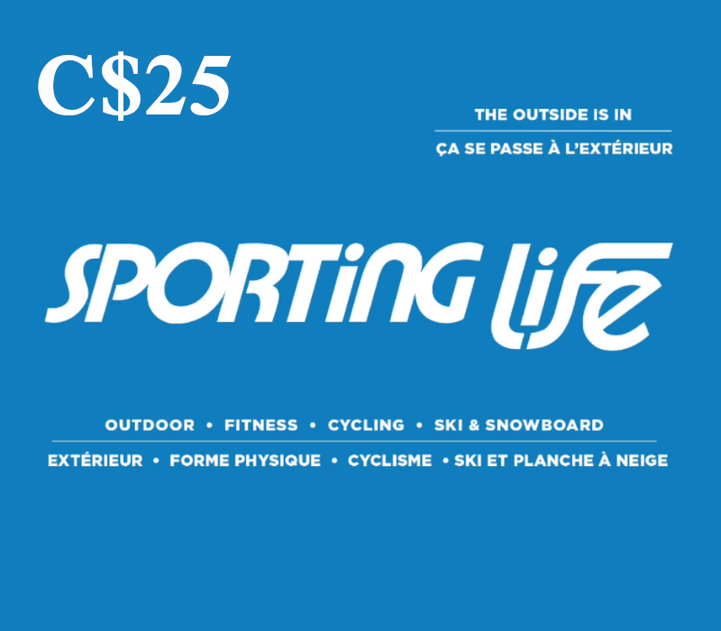 Sporting Life CAD 25 Подарочная карта CA