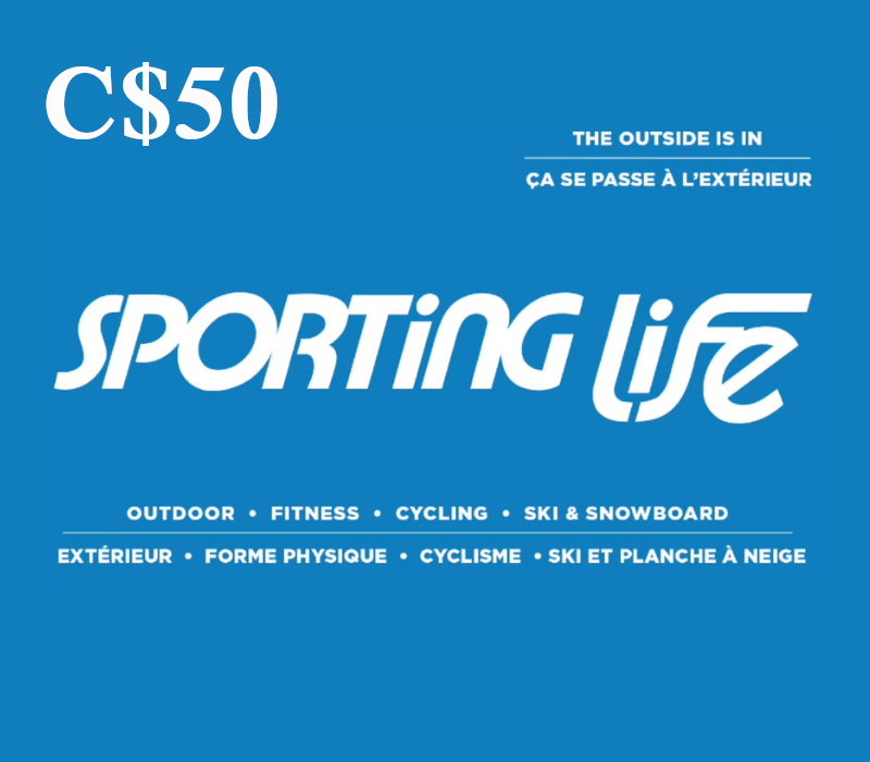 Sporting Life CAD 50 Подарочная карта CA