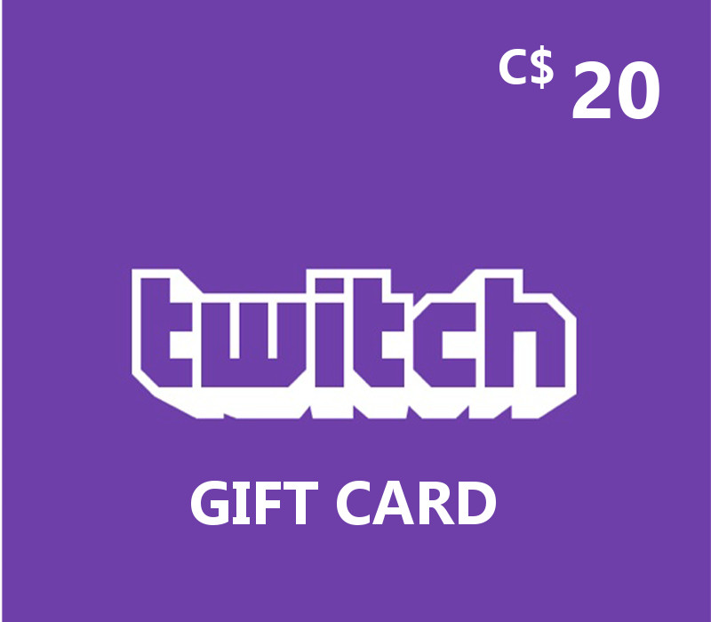 Twitch CAD 20 Gift Card CA
