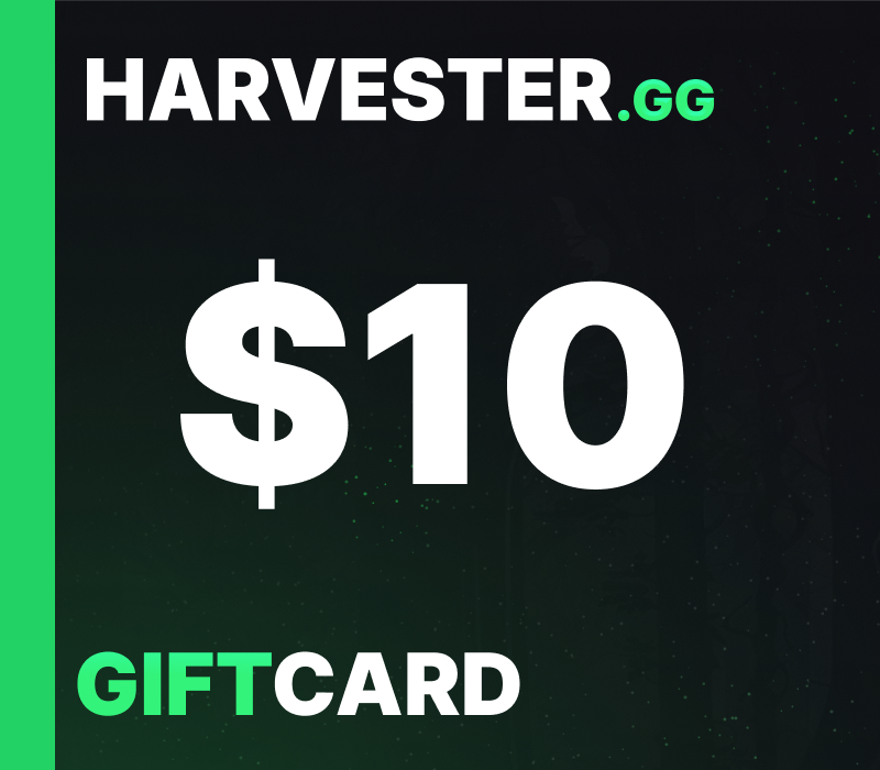 Harvester.GG $10 Подарочная карта