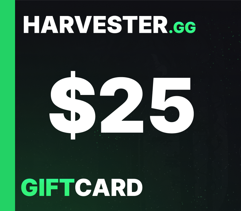 Harvester.GG $25 Подарочная карта