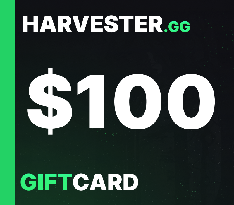 Harvester.GG $100 Подарочная карта