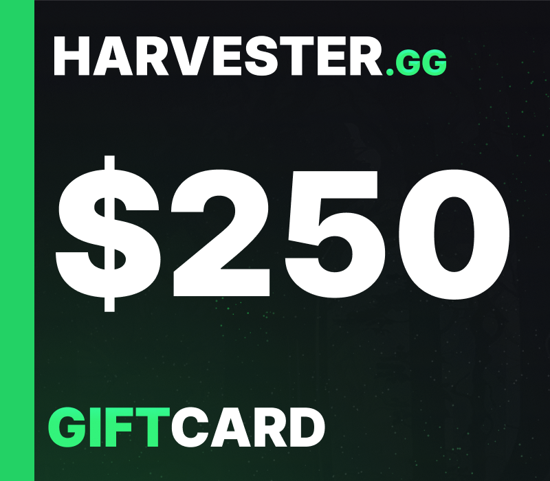 Harvester.GG $250 Подарочная карта
