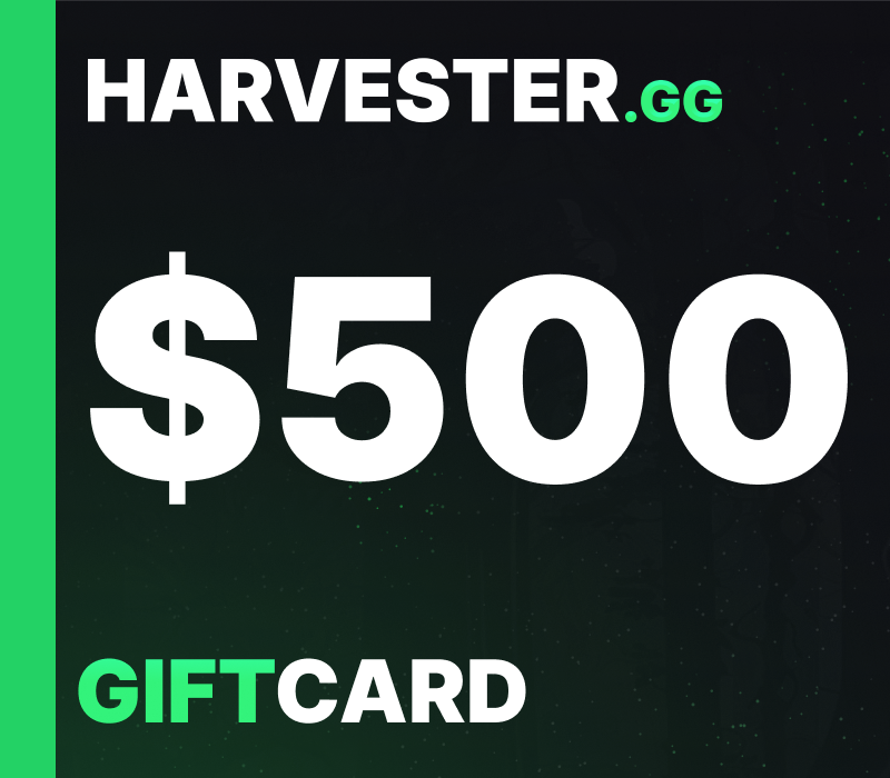 Harvester.GG $500 Подарочная карта