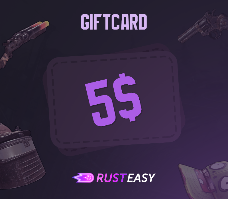 RustEasy $5 Gems Подарочная карта