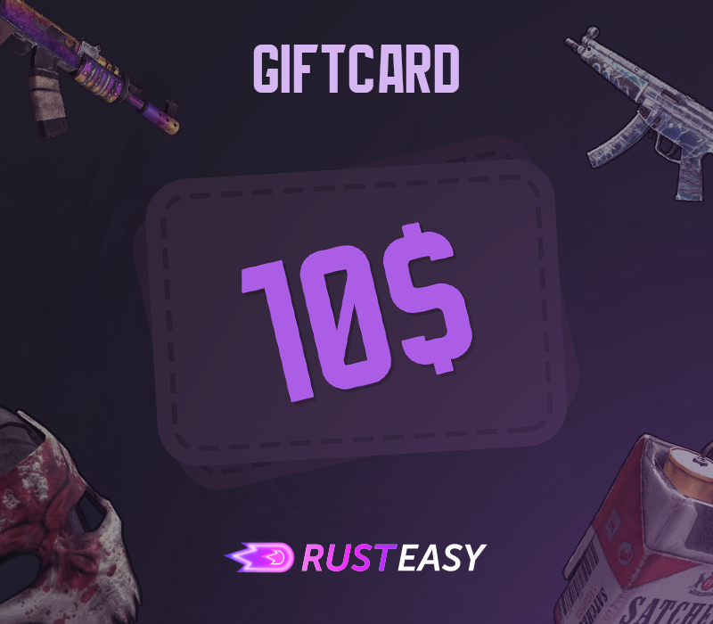 RustEasy $10 Gems Подарочная карта