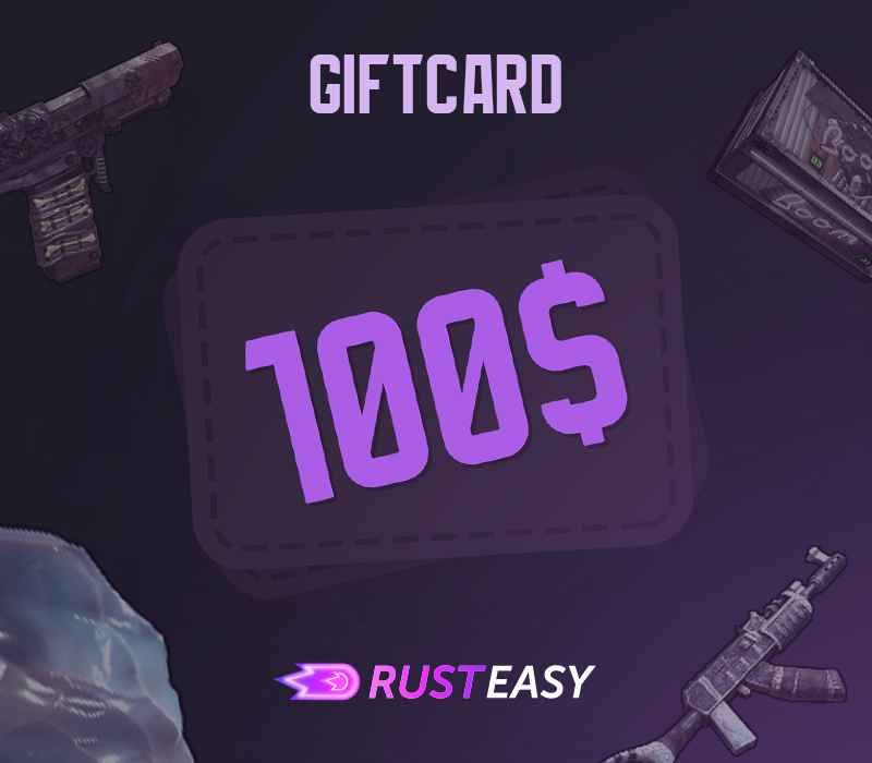 RustEasy $100 Gems Подарочная карта
