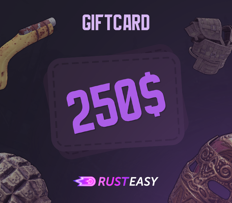RustEasy $250 Gems Подарочная карта