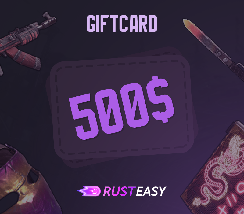 RustEasy $500 Gems Подарочная карта