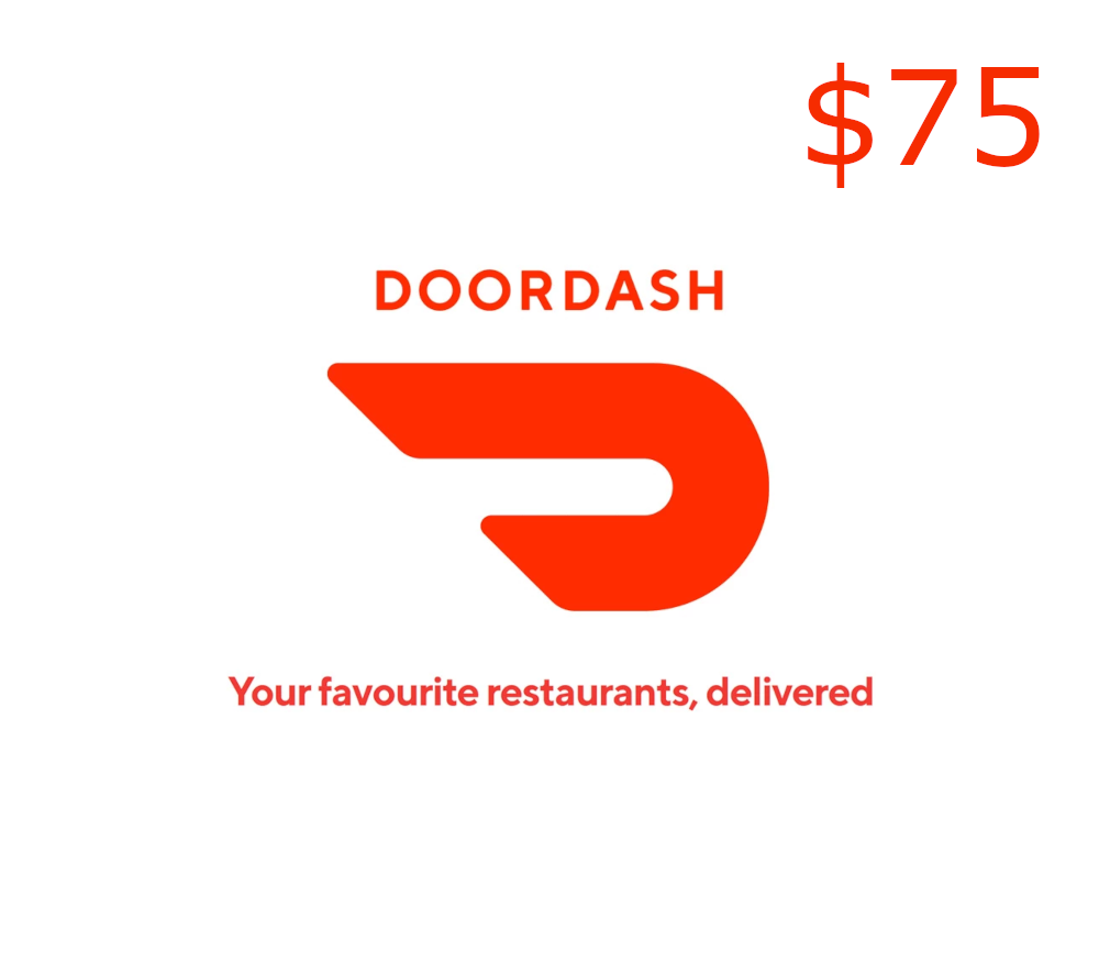 DoorDash $75 Подарочная карта US