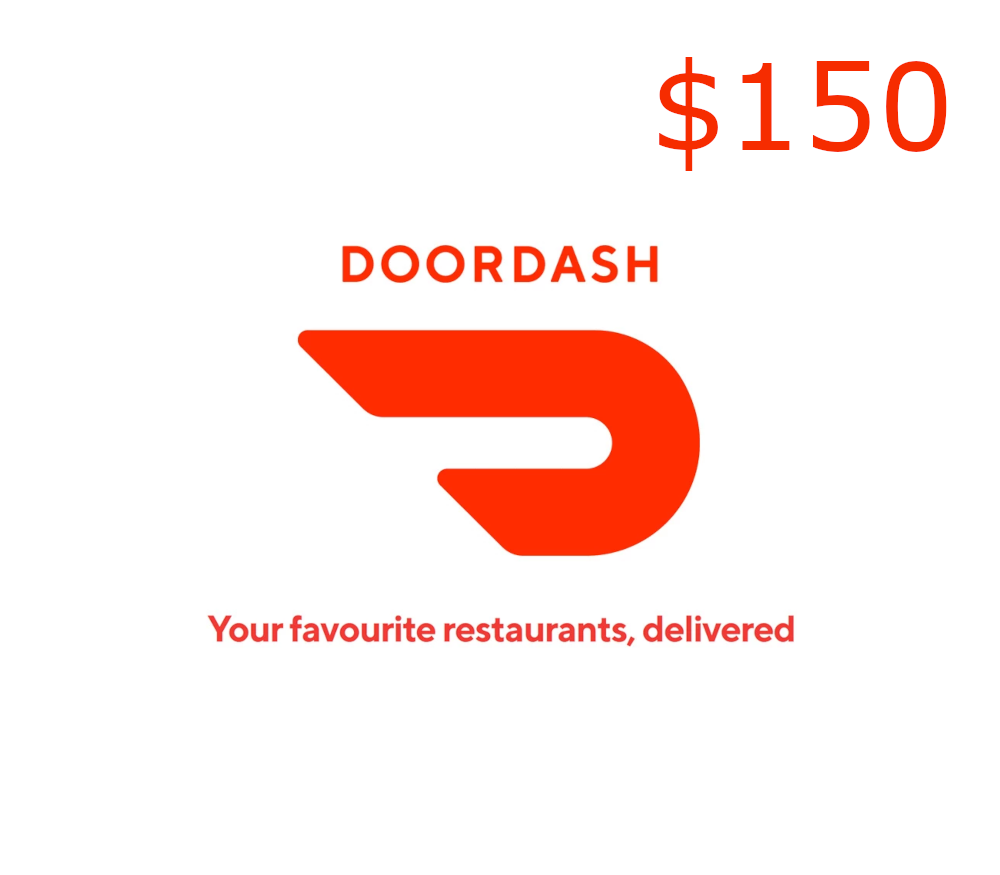 DoorDash $150 Подарочная карта US