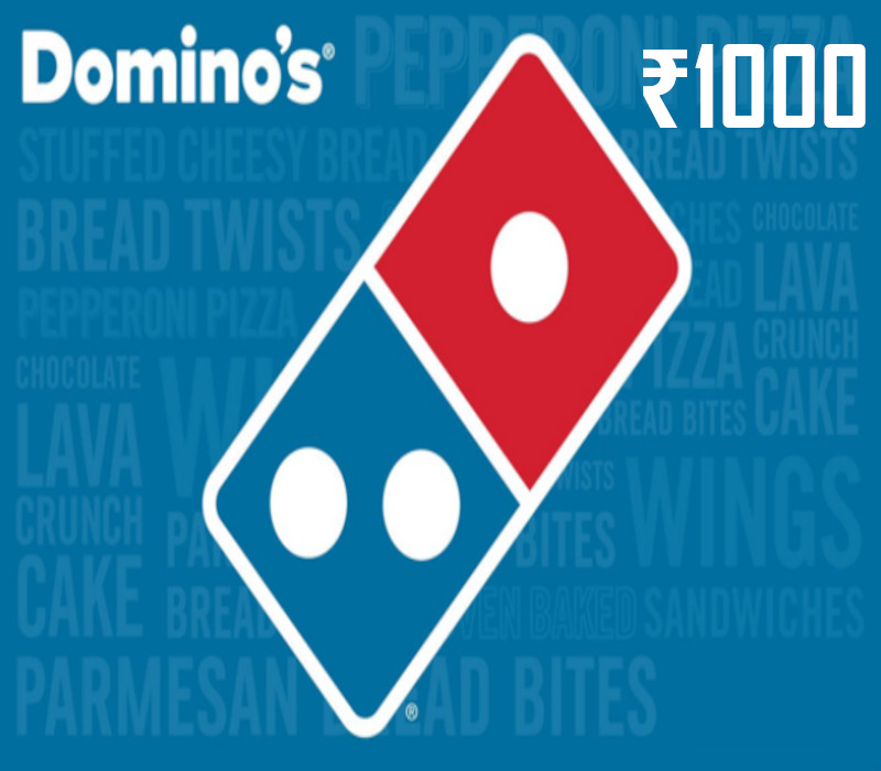 Domino's Pizza INR 1000 Подарочная карта IN