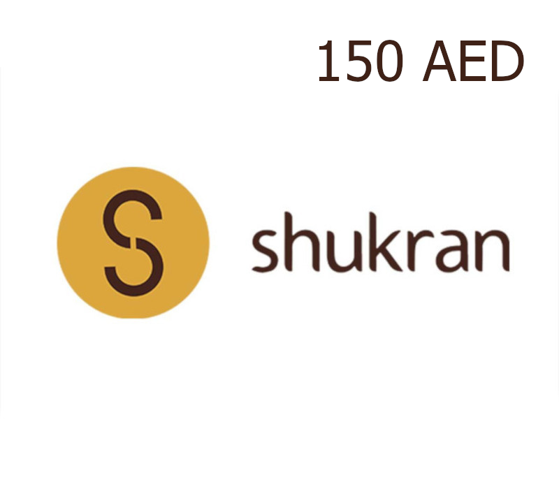 Shukran 150 AED Подарочная карта AE
