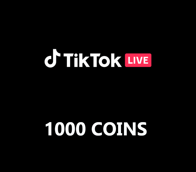 Tiktok 1000 Coins Подарочная карта DE