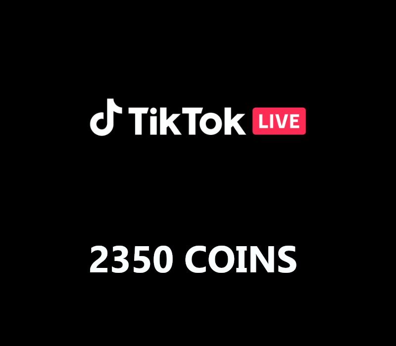 Tiktok 2350 Coins Gift Card DE