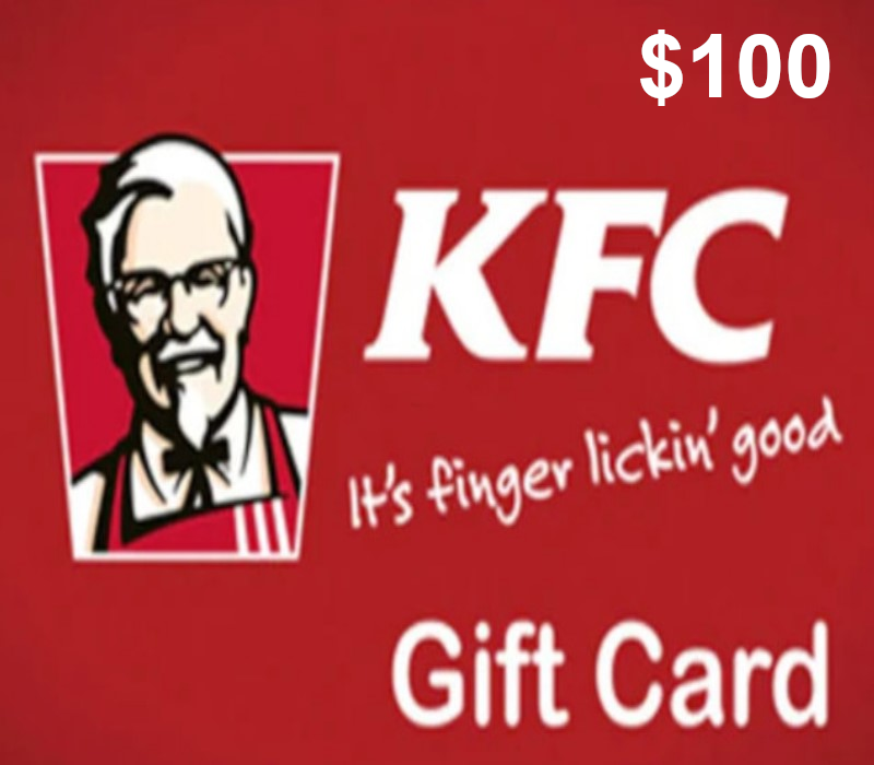 KFC $100 Подарочная карта US