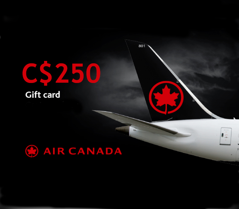 Air Canada C$ 250 Подарочная карта CA