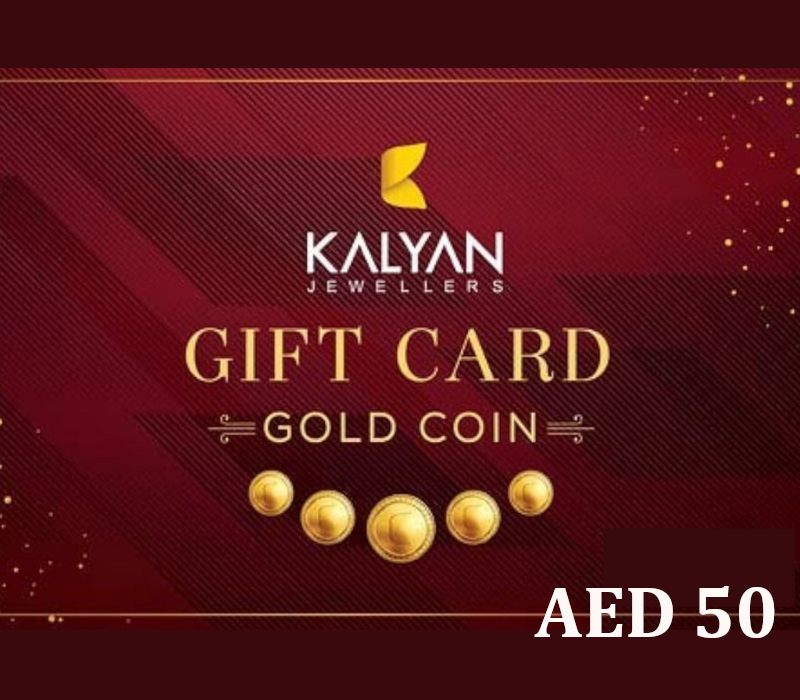 Kalyan Jewellers Gold Coin AED 50 Подарочная карта AE