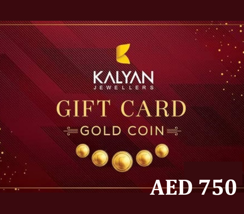 Kalyan Jewellers Gold Coin AED 750 Подарочная карта AE