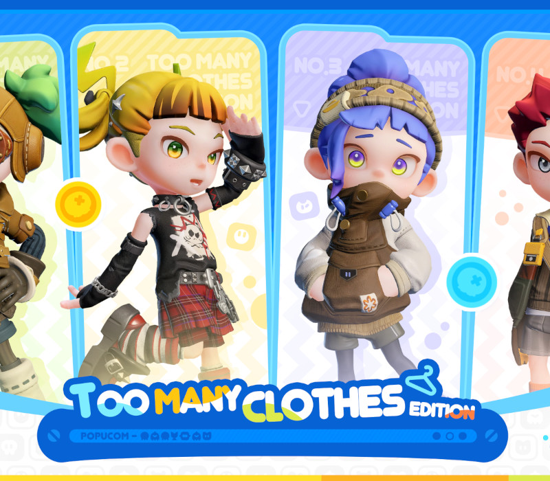 POPUCOM Too Many Clothes издание PC Steam Аккаунт