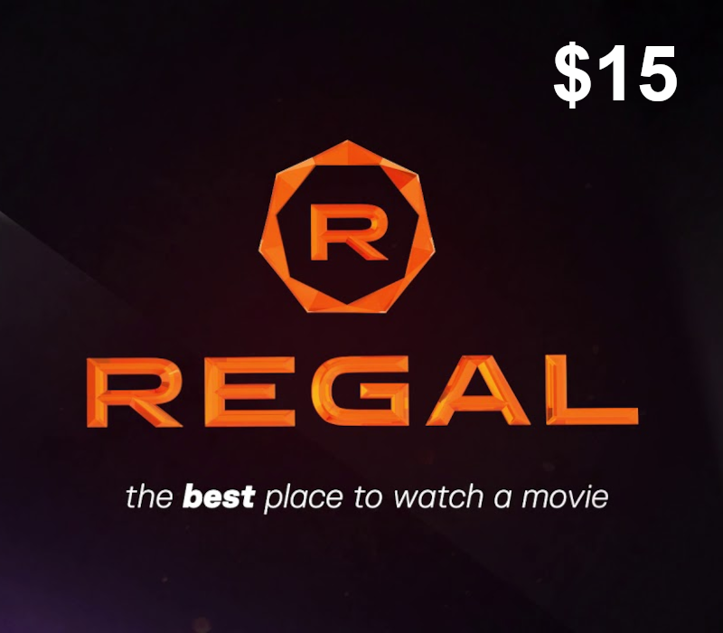 Regal Cinemas $15 Подарочная карта US