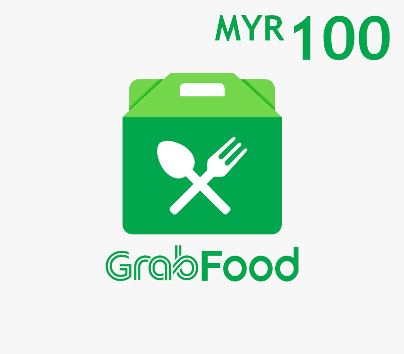 Grab Food MYR 100 Подарочная карта MY