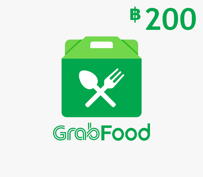Grab Food THB 200 Подарочная карта TH