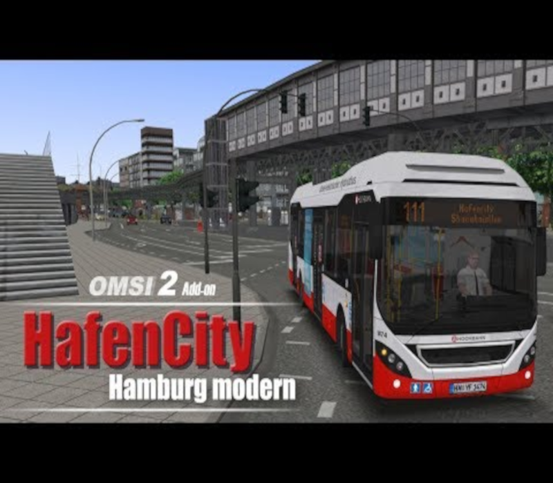 OMSI 2 - HafenCity - Hamburg modern Add-On DLC PC Steam Ключ
