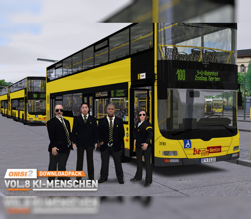 OMSI 2 Add-on Downloadpack Vol. 8 - KI-Menschen DLC PC Steam Ключ