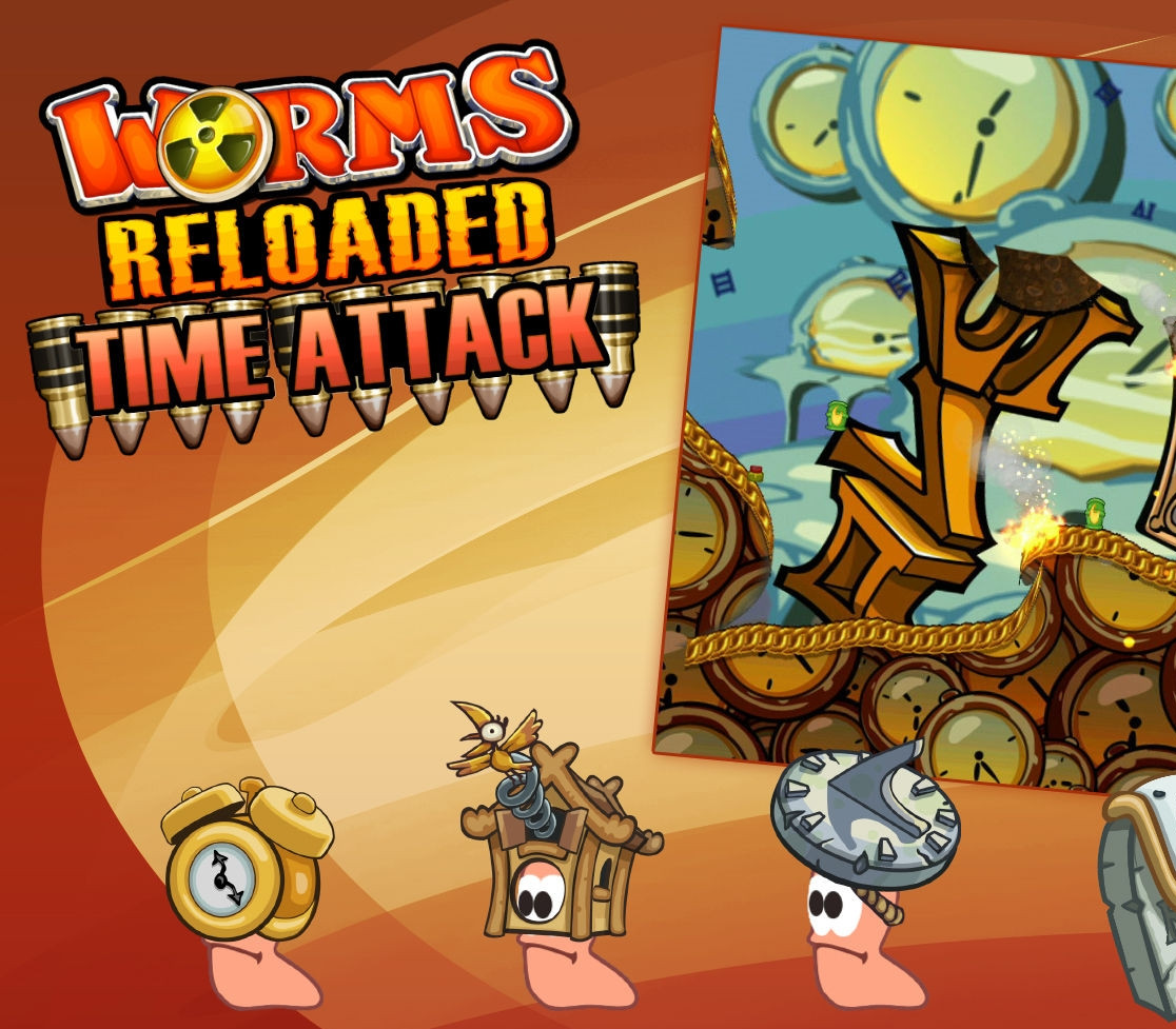 Worms Reloaded - Time Attack Pack DLC EU PC Steam Ключ