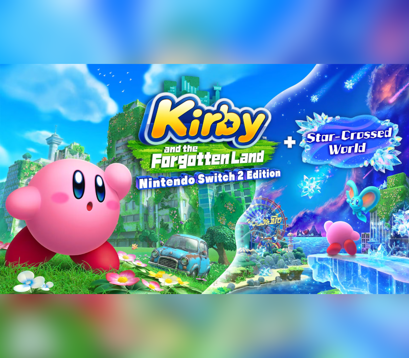 Kirby and the Forgotten Land + Star-Crossed World Nintendo Switch 2 Online Аккаунт Activation