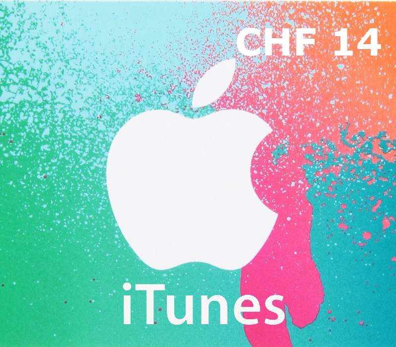 iTunes 14 CHF Карта CH
