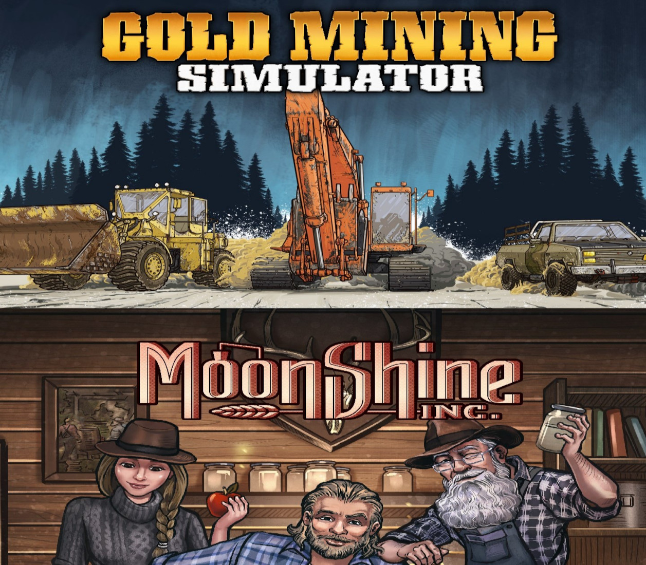 Gold & Spirits Набор: Gold Mining Simulator & Moonshine Inc XBOX One / Xbox Series X|S Аккаунт